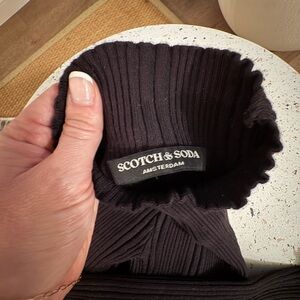 Scotch & Soda brown long sleeve top